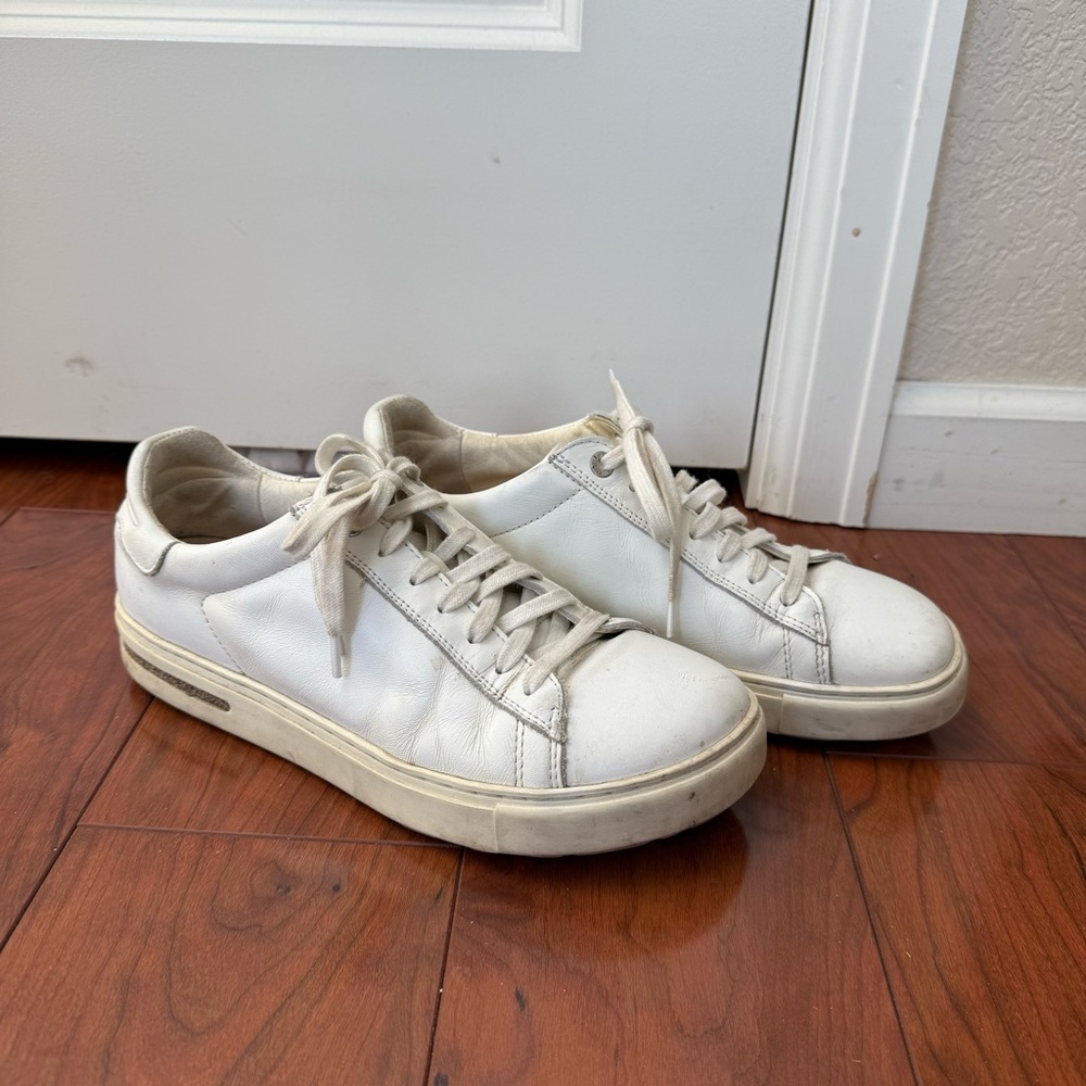 Birkenstock Bend Low Suede Leather Antique White Size 40 (Women’s 9, Men’s 7)